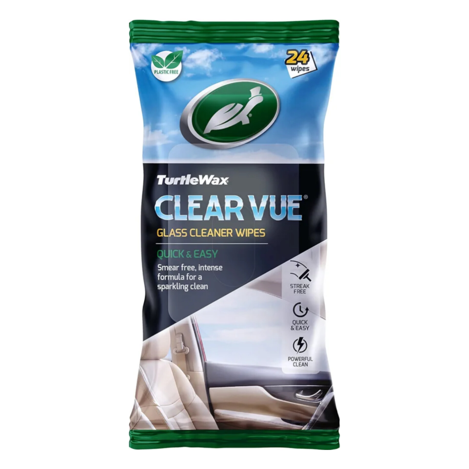 ترتل واکس دستمال‌ پاک‌کننده شیشه امریکایی (Turtle Wax Clear Vue)